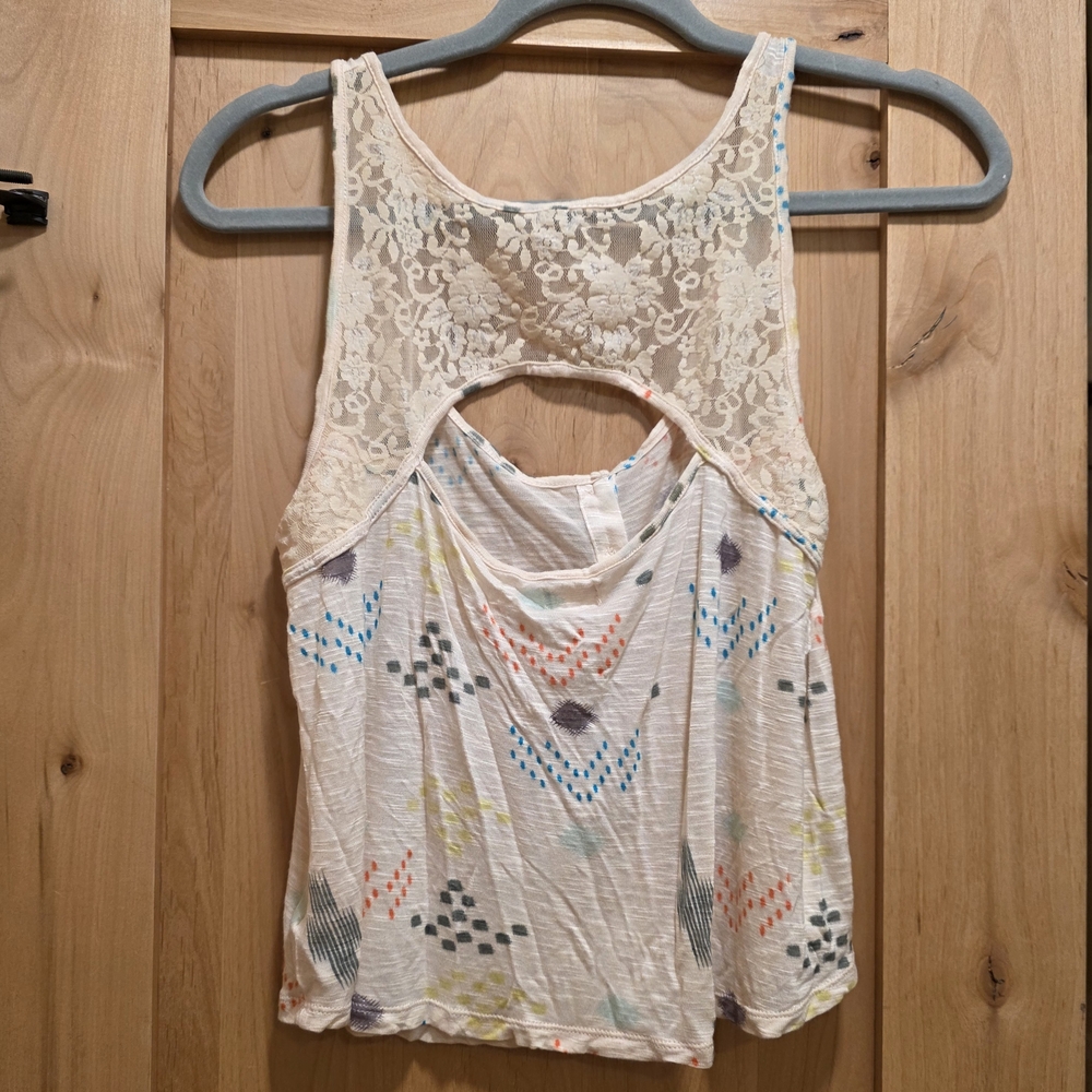 2000's Vintage PacSun Kirra Lace Back Crop Top coquette indie festival - Picture 2 of 7